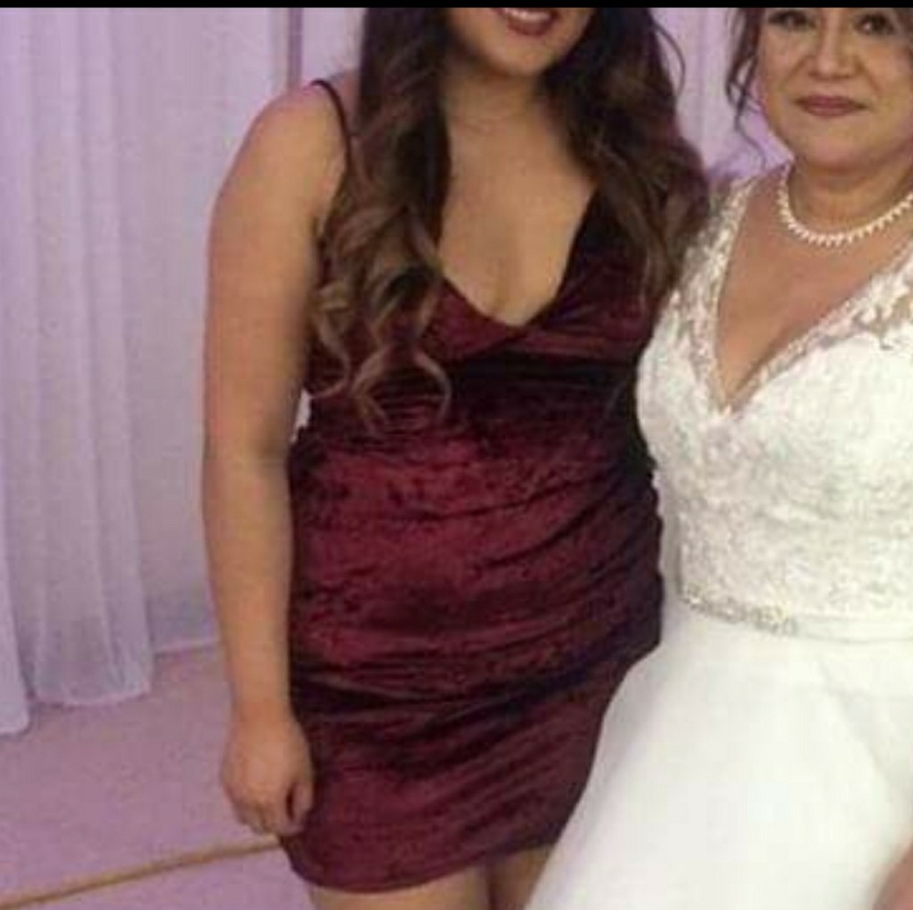 Maroon dress
